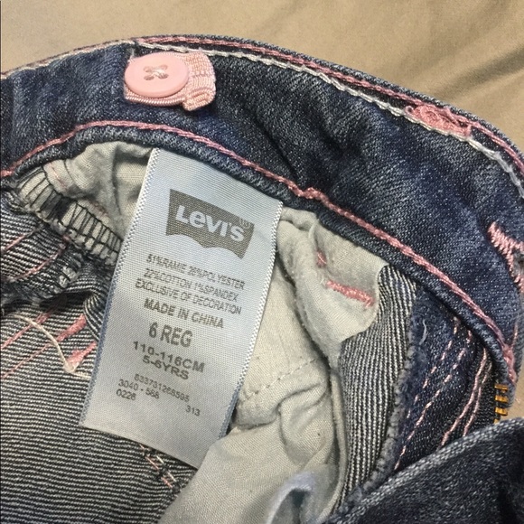 Girls Regular Levi Jeans - Picture 3 of 4